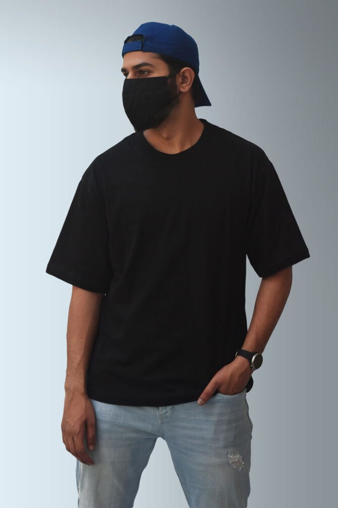 Black Oversized T-shirt Kommet