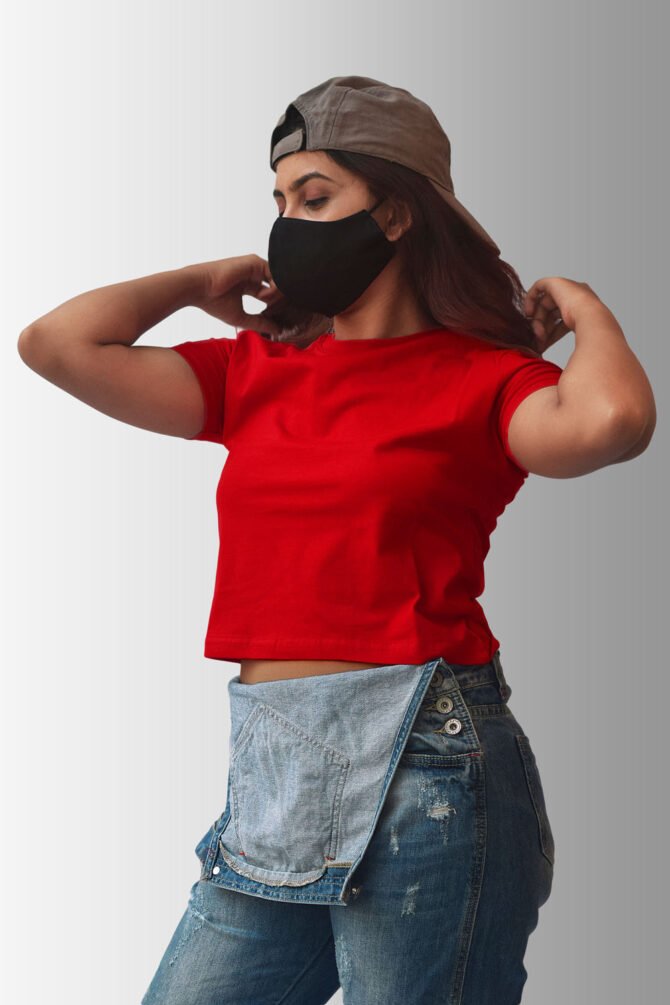 Red Crop Top Kommet