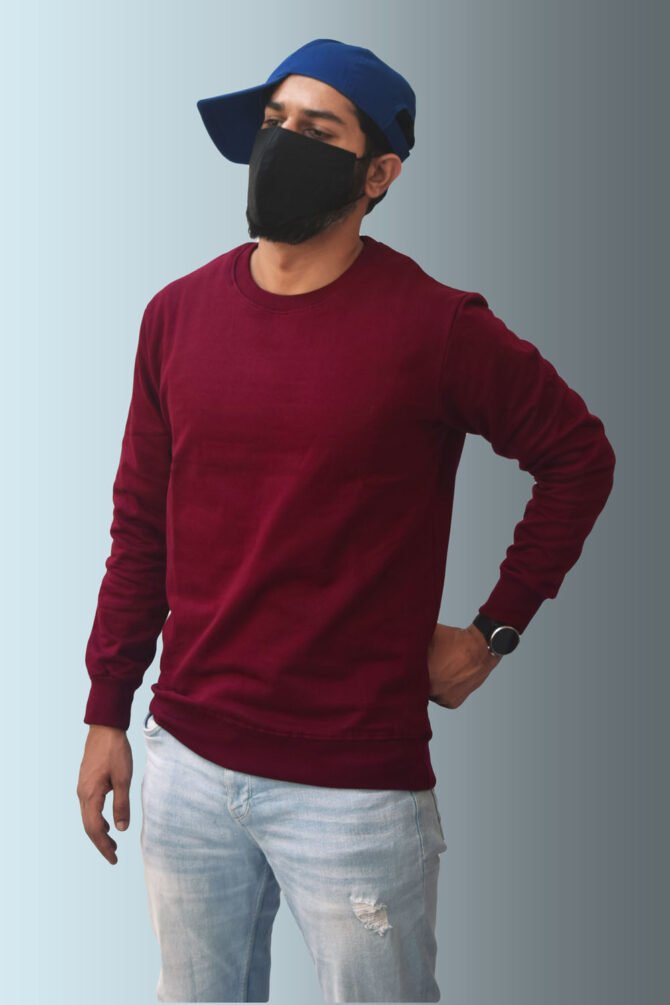 Maroon Sweatshirt Kommet