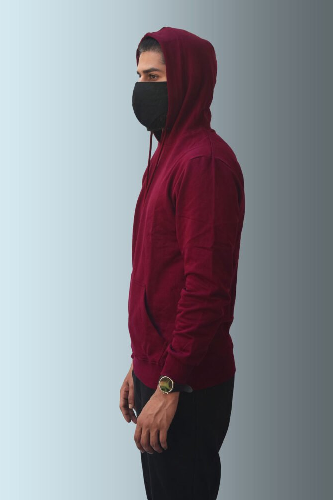 Maroon Hoodie Kommet