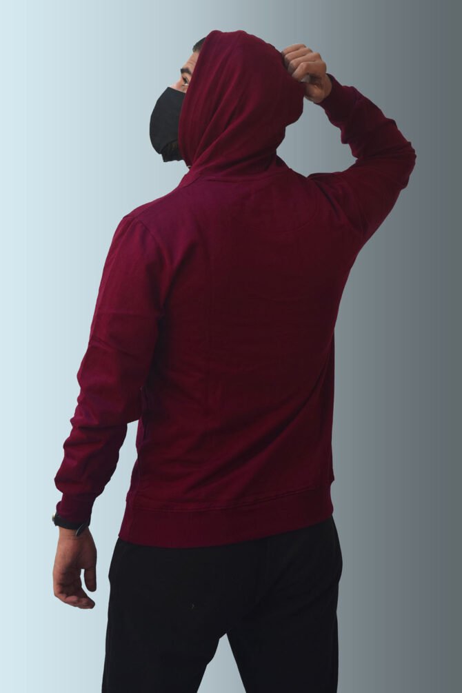 Maroon Hoodie Kommet