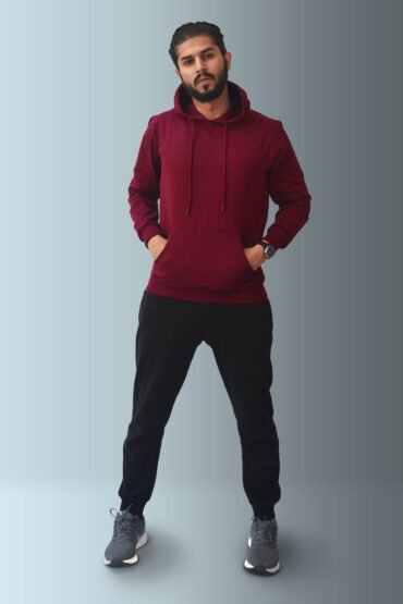 Maroon Hoodie Kommet