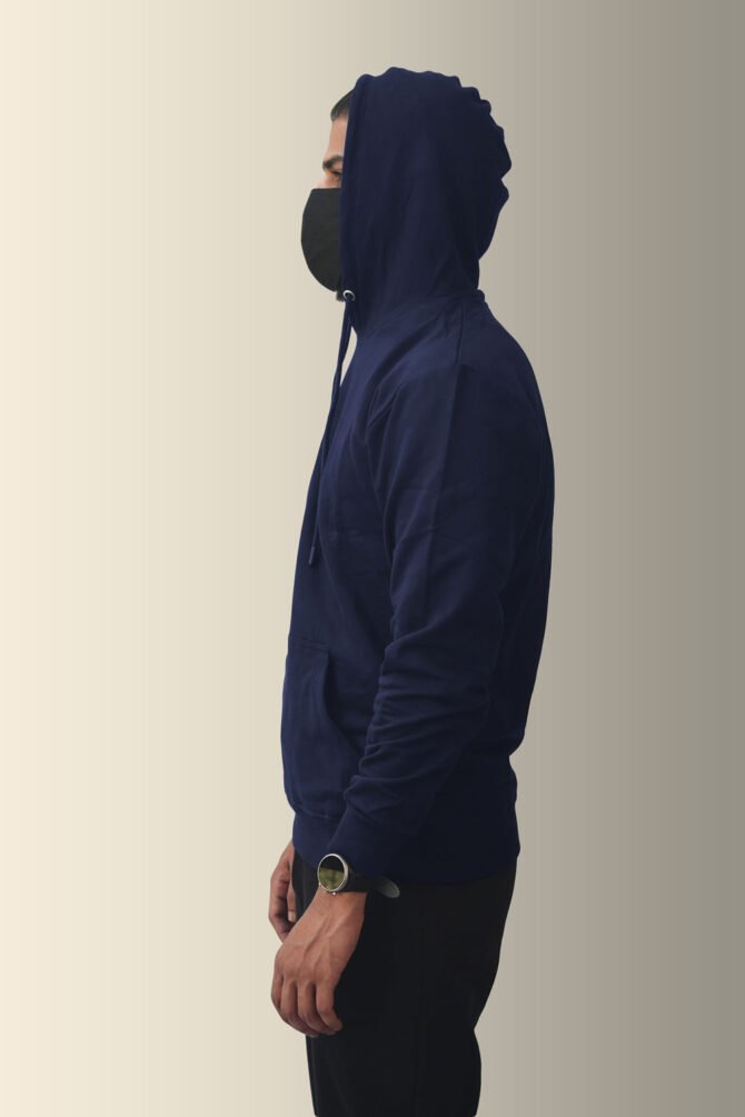 Blue Hoodie Kommet