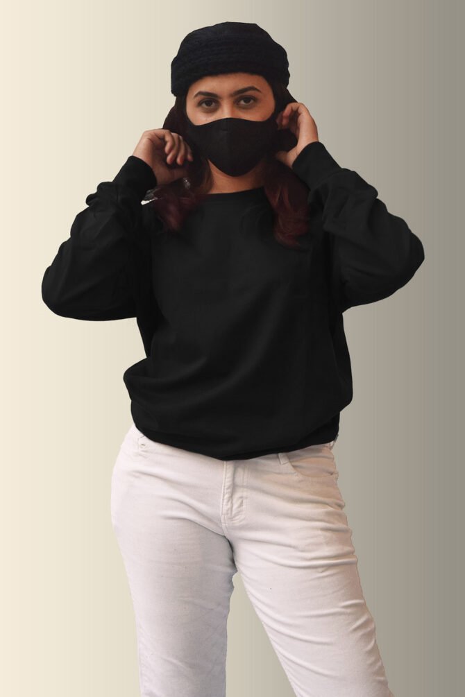 Black Sweatshirt Kommet