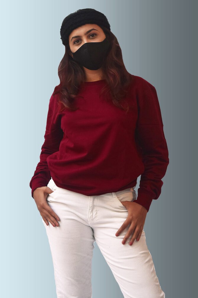 Maroon Sweatshirt Kommet
