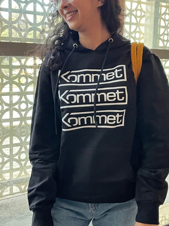 Kommet Signature Black Hoodie Kommet