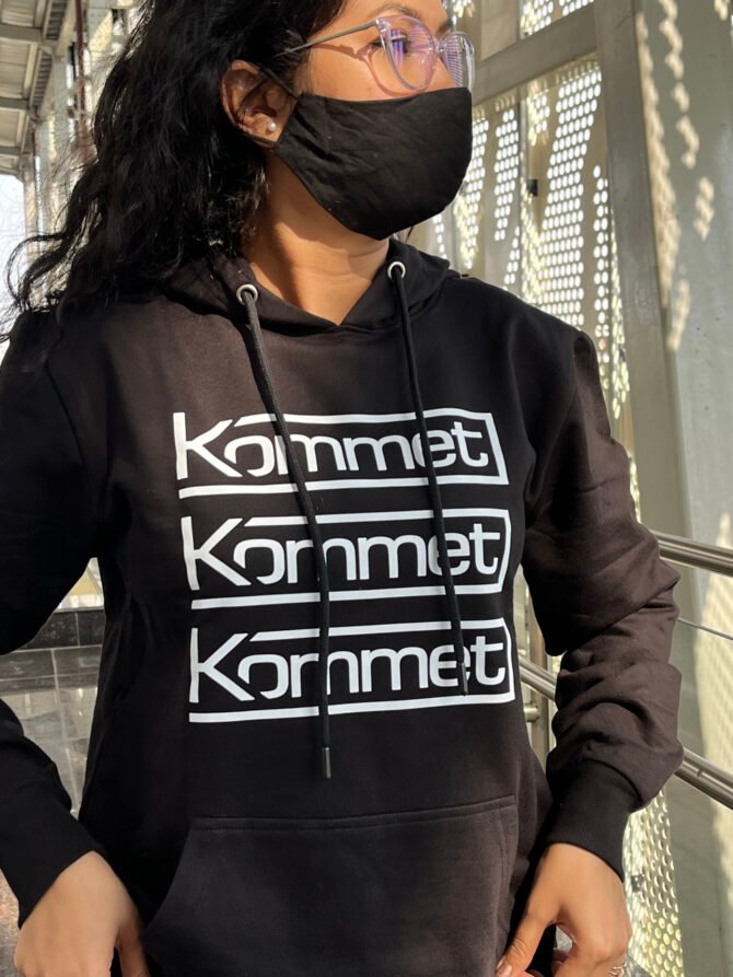 Kommet Signature Black Hoodie Kommet